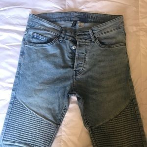 H&M Skinny Moto Jeans